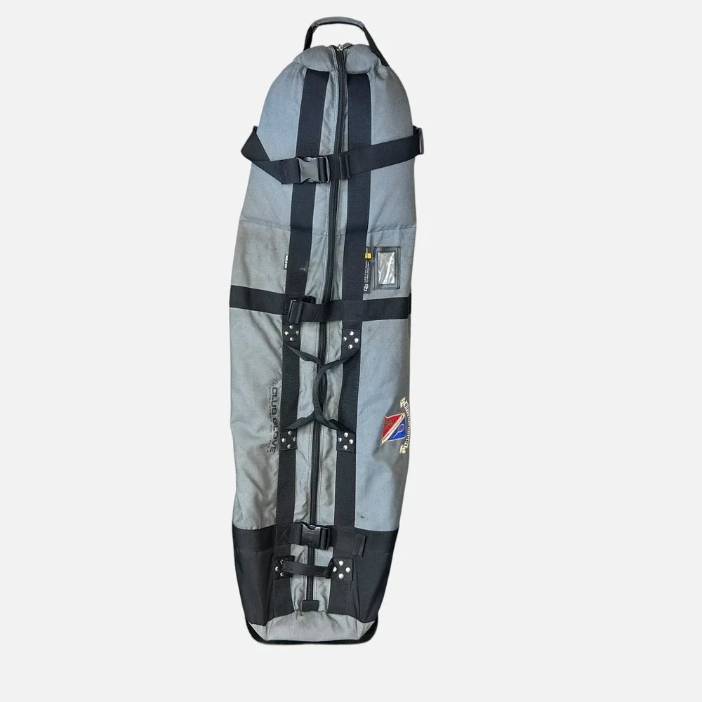 Club Glove Gorpcore Rolling Golf Travel Bag Large Cordura Sporty Grey